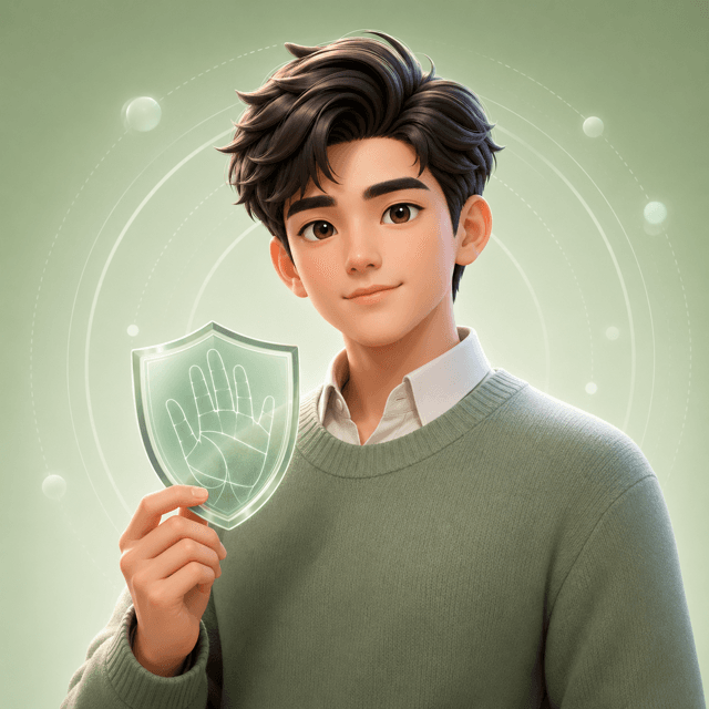 SAFE 掌纹人格卡通形象